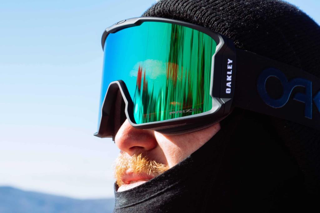 Oakley Line Miner™ M Goggles 0OO709303 Matte Black Prizm Snow Sapphire IRID