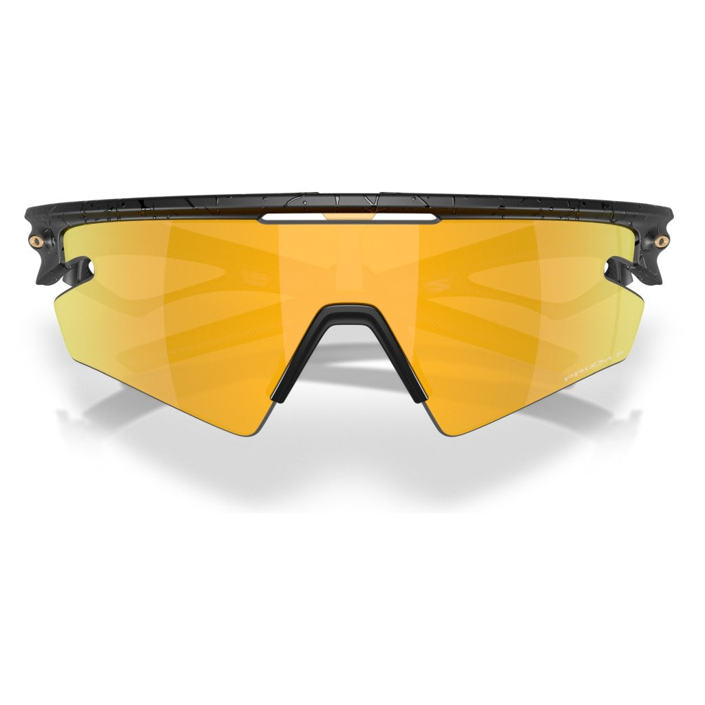Oakley Sphaera Slash Polarize Güneş Gözlüğü 949915 Matte Black Splatter Prizm 24K Polar