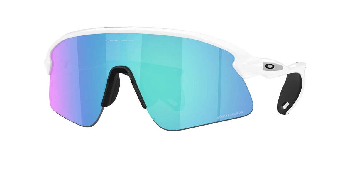 Oakley STUNT DEVIL New Generation Sunglasses 951704 Matte White Prizm Sapphire