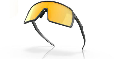 Oakley Sutro Bisiklet Güneş Gözlüğü Matte Carbon Prizm 24K - Görsel 4