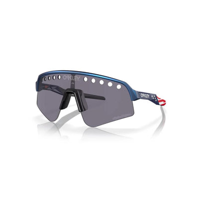 Oakley Sutro Lite Sweep Sunglasses 946528 American Flag TLD Blue ColorShift Prizm Gray
