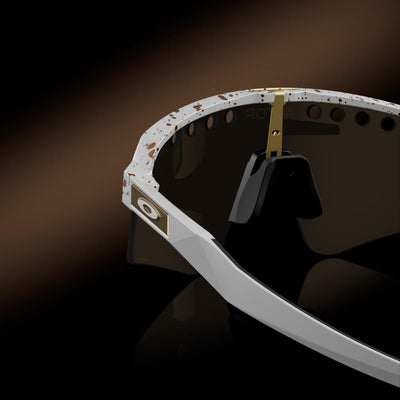 Oakley Sutro Lite Sweep Mathieu van der Poel Özel Seri Güneş Gözlüğü 946533 MVDP Red Gold Splatter Prizm 24K