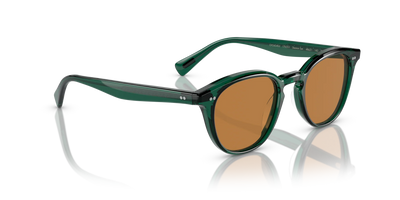 Oliver Peoples Desmon Sun Güneş Gözlüğü OV5454SU 176353 Transculent Dark Teal Cognac 48 Ekartman