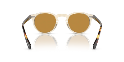 Oliver Peoples Gregory Peck Sun Özel Seri Güneş Gözlüğü OV5217S1485W4 Buff/Dark Tortoise Brown Gold Mirror MG 50 Ekartman