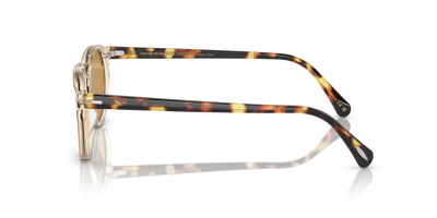 Oliver Peoples Gregory Peck Sun Özel Seri Güneş Gözlüğü OV5217S1485W4 Buff/Dark Tortoise Brown Gold Mirror MG 50 Ekartman