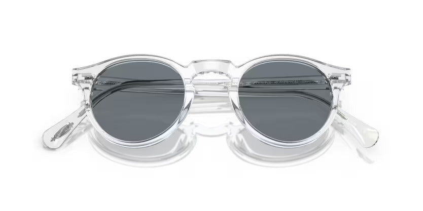Oliver Peoples Gregory Peck Sun Photochromic Güneş Gözlüğü OV5217S 1101R8 Crystal Crystal Indigo Photochromic 50 Ekartman