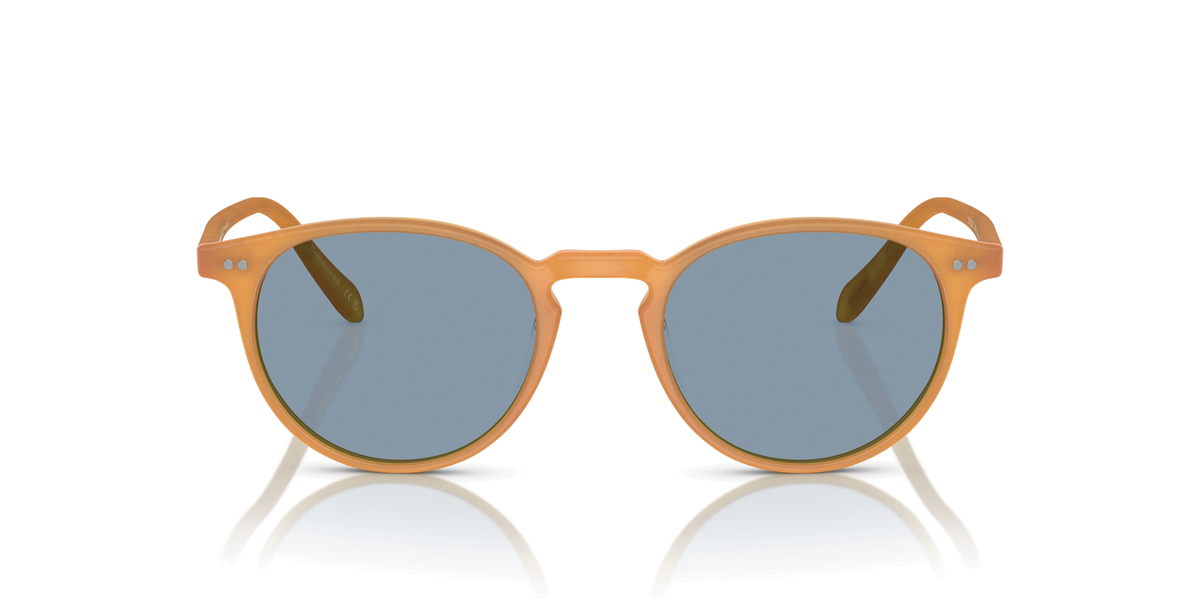 Oliver Peoples Riley Sun Güneş Gözlüğü OV5004SU 169956 Semi Matte Amber Tortoise Cobalto 49 Ekartman