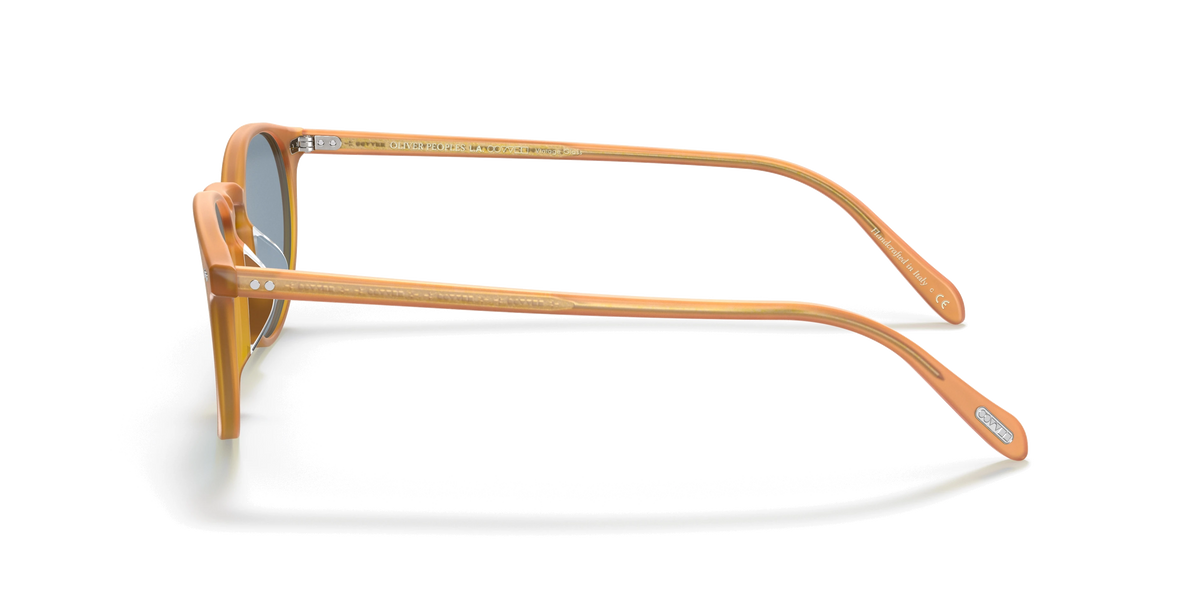 Oliver Peoples Riley Sun Güneş Gözlüğü OV5004SU 169956 Semi Matte Amber Tortoise Cobalto 49 Ekartman