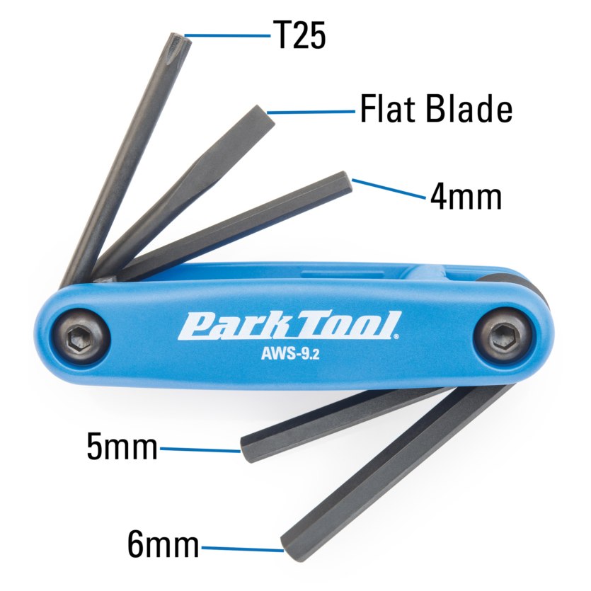 Park Tool AWS-9.2 Alyan Anahtar Seti PTAWS92 - Görsel 3