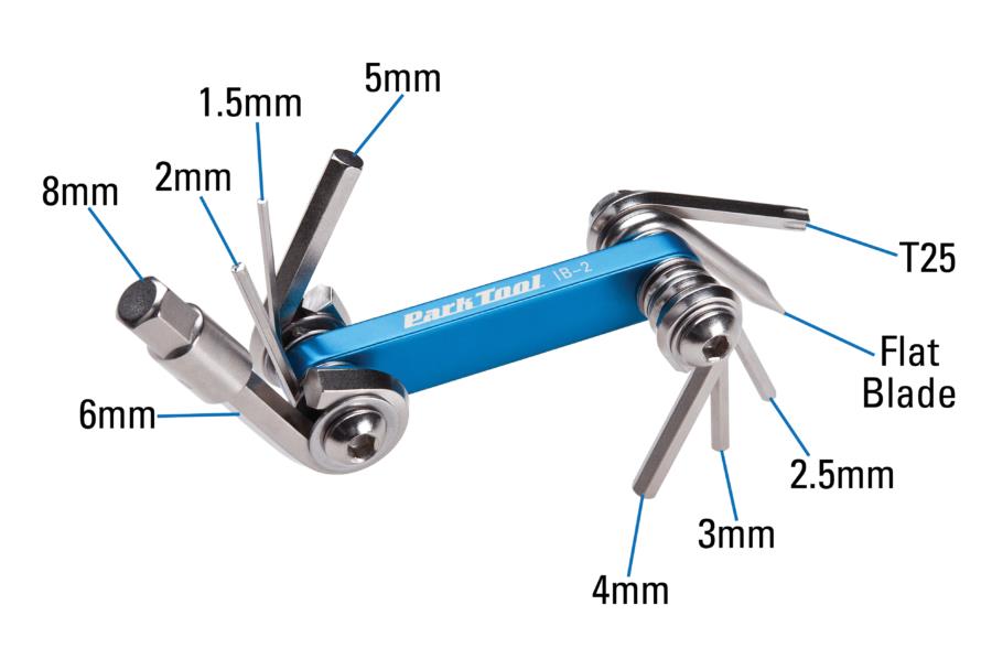 ParkTool Bisiklet Alyan Seti 14 Fonksiyonlu IB-3 PT100643 - Görsel 2