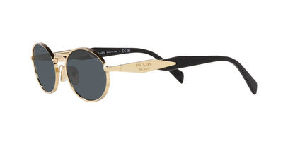 Prada PR 65ZS Kadın Güneş Gözlüğü ZVN09T Pale Gold Dark Grey 55 Ekartman - Görsel 3