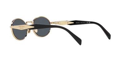 Prada PR 65ZS Kadın Güneş Gözlüğü ZVN09T Pale Gold Dark Grey 55 Ekartman - Görsel 5