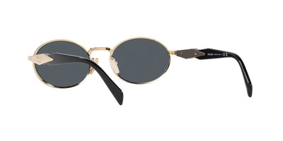 Prada PR 65ZS Kadın Güneş Gözlüğü ZVN09T Pale Gold Dark Grey 55 Ekartman - Görsel 6