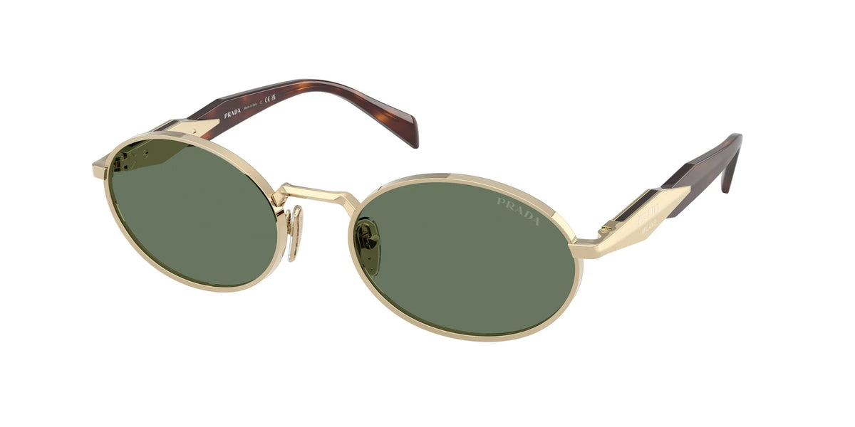 Prada PR 65ZS Kadın Güneş Gözlüğü ZVN70L Pale Gold Dark Green 55 Ekartman