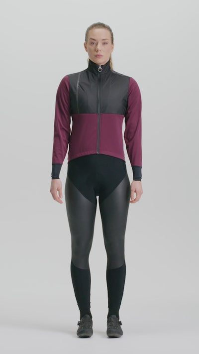 Santini VEGA ABSOLUTE Polartec Kadın Kışlık Bisiklet Ceketi 4W51775VEGAABST