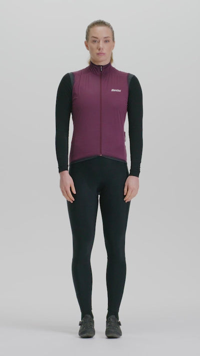 Santini Guard Nimbus Veste Pluie Coupe-Vent Sans Manches Femme SP55275GUARDNIMB