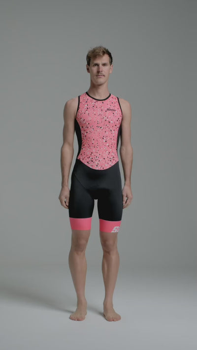 Santini SLEEK PIETRA Kolsuz Erkek Trisuit 1T778STGSLEEKPIET