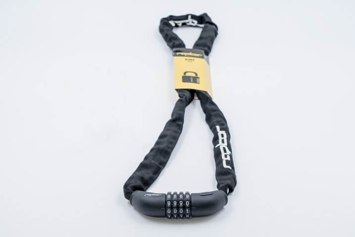 Raptor 4-Piece Combination Chain Lock 4x120cm Black 200776