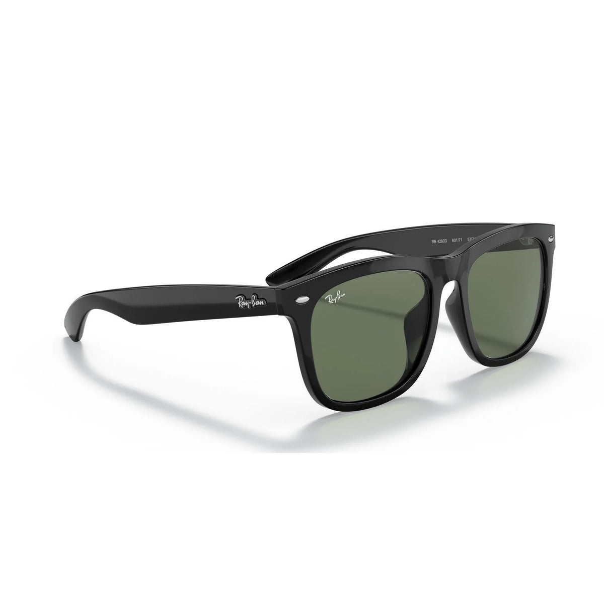 Lunettes de soleil Ray-Ban RB4260D 601/71 57 Monture Noire Verre Vert Foncé