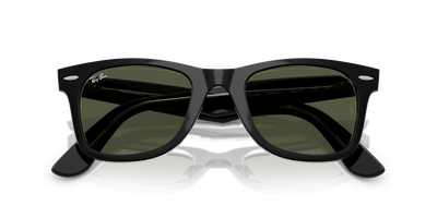 Ray-Ban Wayfarer Güneş Gözlüğü RB2140 129431 Black On Transparent Green 50 Ekartman - Görsel 3