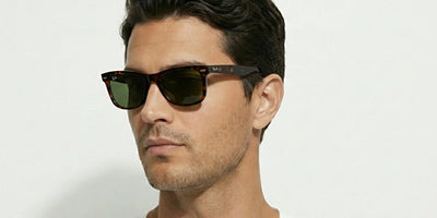 Ray-Ban Wayfarer Güneş Gözlüğü RB2140 129431 Black On Transparent Green 50 Ekartman - Görsel 11