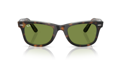 Ray-Ban Wayfarer Güneş Gözlüğü RB2140 14134E Dark Havana On Multicolor Green 50 Ekartman - Görsel 2