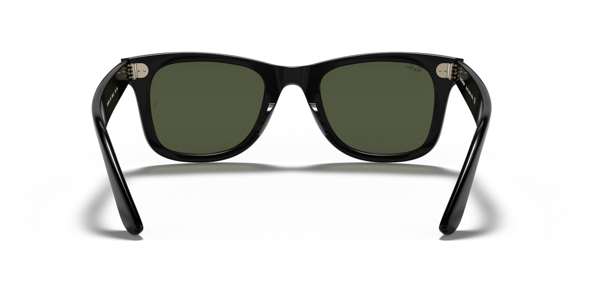 Ray-Ban Wayfarer Güneş Gözlüğü RB4340 601 Black G-15 Green 50 Ekartman - Görsel 4