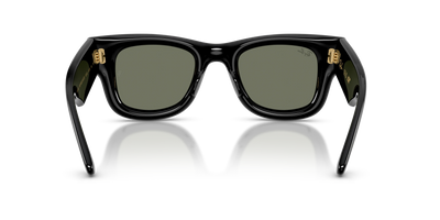 Ray-Ban Wayfarer Puffer A$AP ROCKY Özel Seri Güneş Gözlüğü RB4940 601/30 Black Green Mirror Silver Plan 47 - Görsel 4