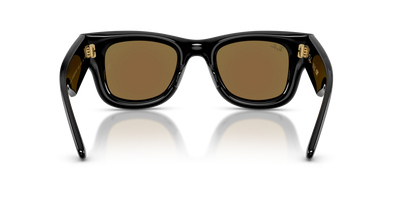 Ray-Ban Wayfarer Puffer A$AP ROCKY Özel Seri Güneş Gözlüğü RB4940 601/55 Black Light Green Mirror Blue 47 Ekartman