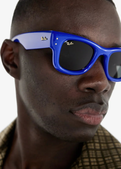 Ray-Ban Wayfarer Puffer A$AP ROCKY Özel Seri Güneş Gözlüğü RB4940 601/55 Black Light Green Mirror Blue 47 Ekartman