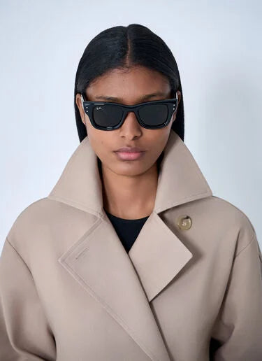 Ray-Ban Wayfarer Puffer A$AP ROCKY Özel Seri Güneş Gözlüğü RB4940 601/87 Black Ultra Black 50 Ekartman - Görsel 9