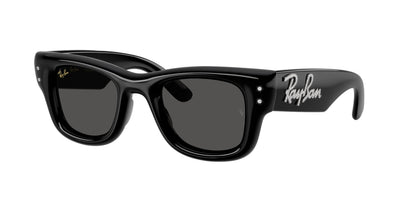 Ray-Ban Wayfarer Puffer A$AP ROCKY Özel Seri Güneş Gözlüğü RB4940 686487 Black With Strass Dark Grey 47 Ekartman