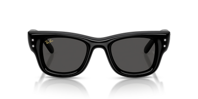 Ray-Ban Wayfarer Puffer A$AP ROCKY Özel Seri Güneş Gözlüğü RB4940 686487 Black With Strass Dark Grey 47 Ekartman