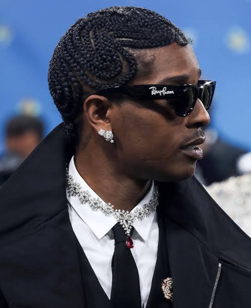 Ray-Ban Wayfarer Puffer A$AP ROCKY Özel Seri Güneş Gözlüğü RB4940 686487 Black With Strass Dark Grey 47 Ekartman