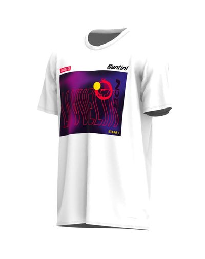 Santini BARCELONA La Vuelta Special Edition T-Shirt RE499COTLV23BCN