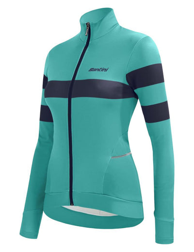 Santini Coral Bengal Kadın Termal Kışlık Bisiklet Forması 2W216175CORALBENG - Görsel 2