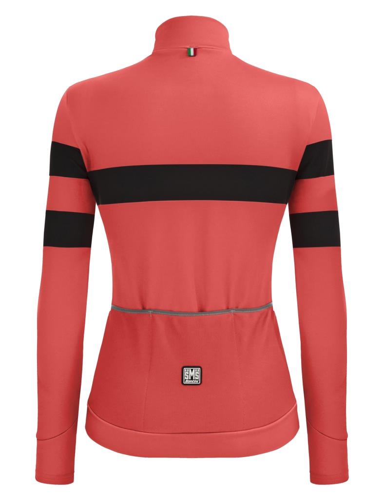 Santini Coral Bengal Kadın Termal Kışlık Bisiklet Forması 2W216175CORALBENG - Görsel 6