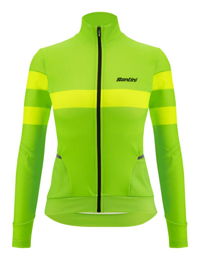 Santini Coral Bengal Kadın Termal Kışlık Bisiklet Forması 3W216175CORALBENG - Görsel 5