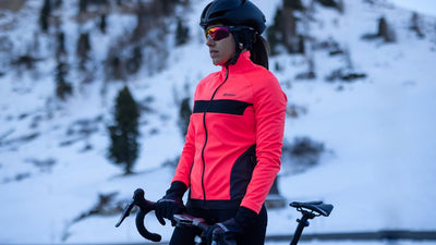 Santini CORAL BENGAL Polartec Kadın Kışlık Bisiklet Ceketi 2W51775CORALBENG Siyah - Görsel 4