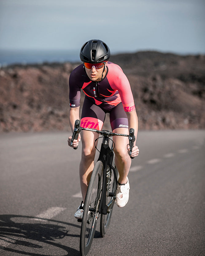 Santini Cupio Combinaison Triathlon Femme avec Peau de Chamois Towergel Pad 9I777LIMGCUPIO