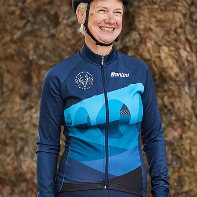 Santini Deep Winter Termal Erkek Kışlık Bisiklet Forması Richmond Cycles 9C216075DEEP - Görsel 2