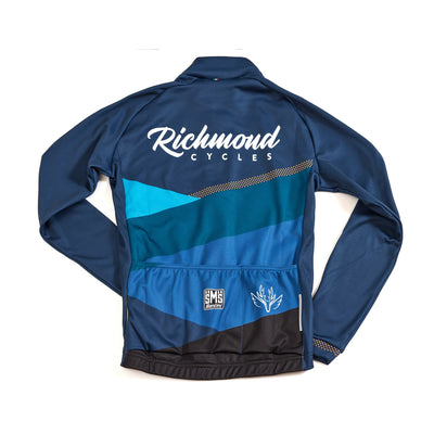 Santini Deep Winter Termal Erkek Kışlık Bisiklet Forması Richmond Cycles 9C216075DEEP - Görsel 4