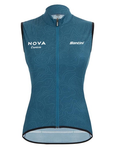 Santini EROICA NEBULA OPERA Gilet sans Manches Femme ER542L75NEBULOPER