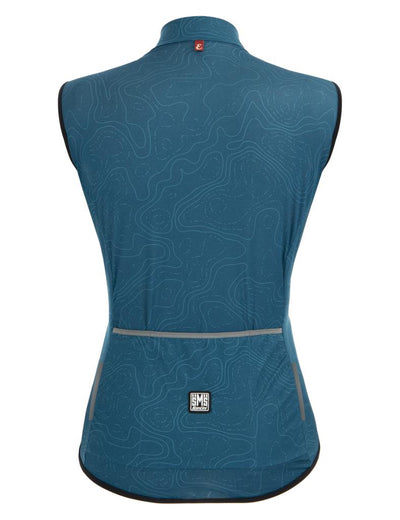 Santini EROICA NEBULA OPERA Gilet sans Manches Femme ER542L75NEBULOPER