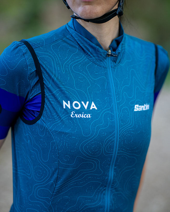 Santini EROICA NEBULA OPERA Gilet sans Manches Femme ER542L75NEBULOPER