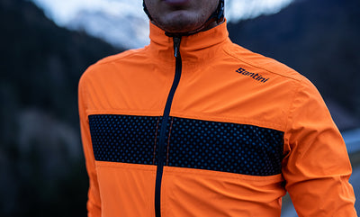 Santini GUARD MERCURIO TERMOWELDED Yağmurluk ve Rüzgarlık Bisiklet Ceketi 1W50775GUARDMERC - Görsel 9