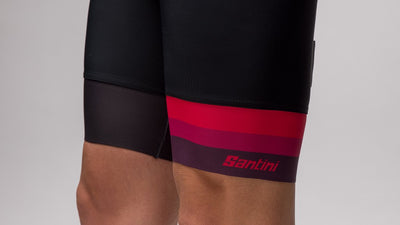 Santini LA VUELTA BURGOS Stage Cycling Erkek Askılı Bisiklet Taytı RE1075GITBURGO - Görsel 4