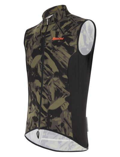 Santini Nebula Gravel Wind Vest Erkek Rüzgarlık Yelek 0M54275NEBULGRAV - Görsel 2