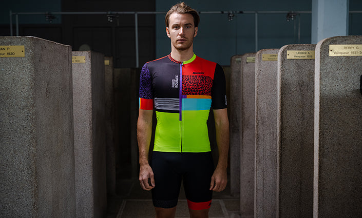 Santini Paris Roubaix Forger Des Heroes Men's Cycling Jersey RE94075C22PRFDH
