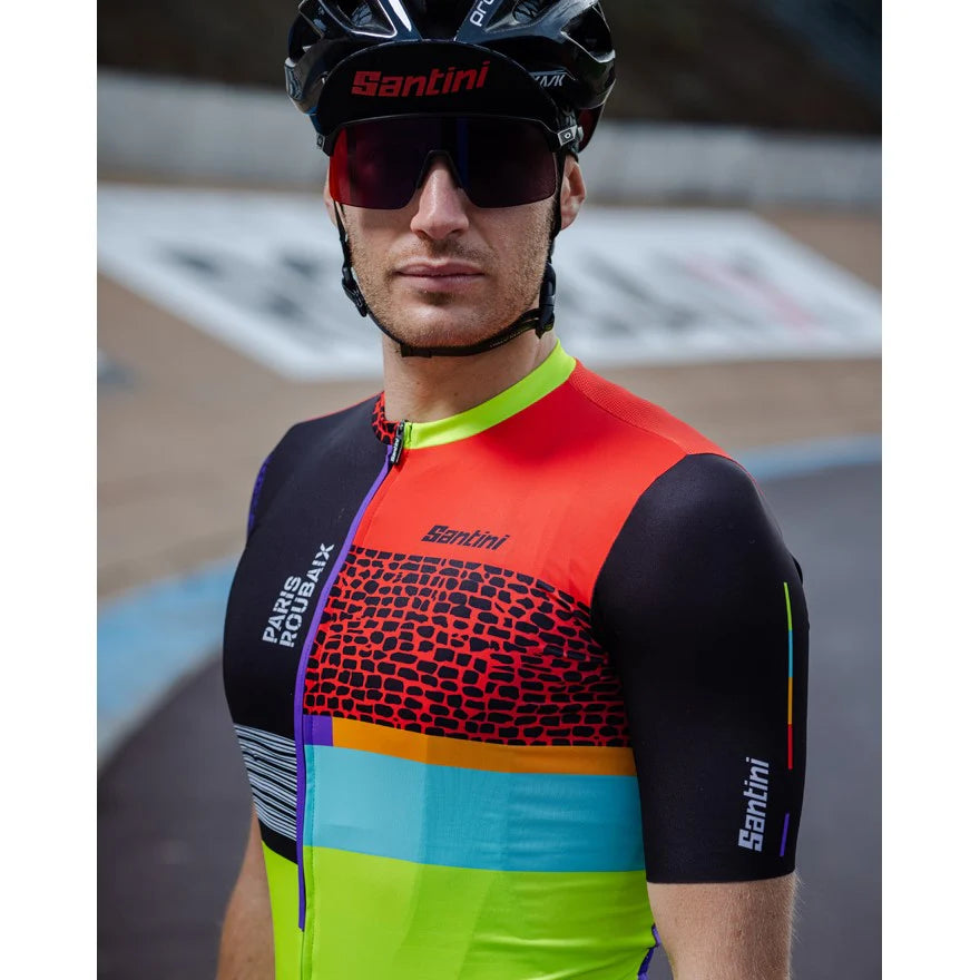 Santini Paris Roubaix Forger Des Heroes Men's Cycling Jersey RE94075C22PRFDH